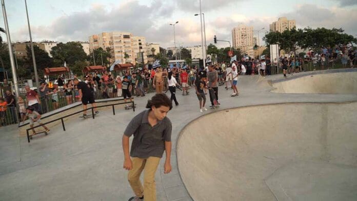 סקייטפארק חיפה (צילום: ירון כרמי)