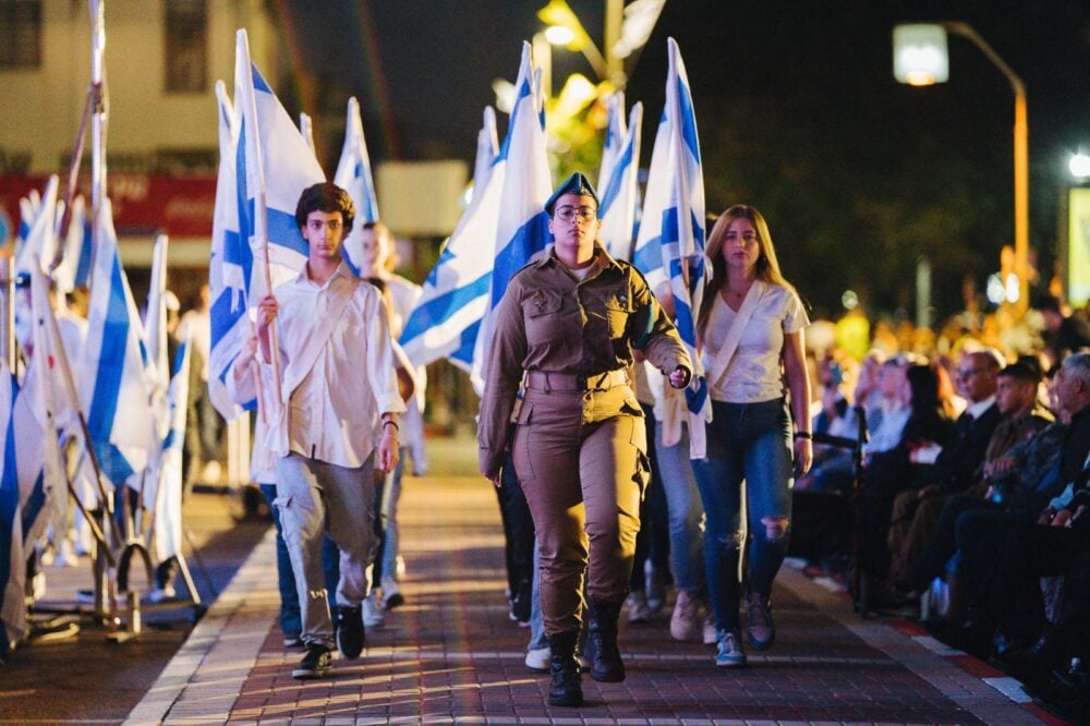 טקסים עירוניים בקריית מוצקין (צילום: דוברות עיריית קריית מוצקין)