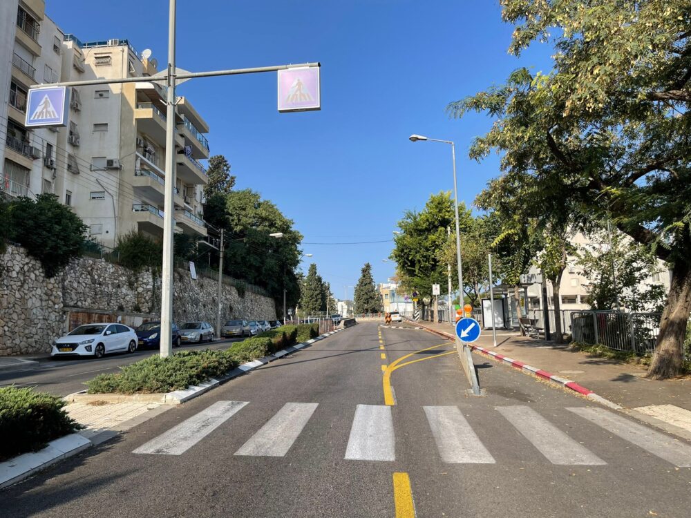 מעבר החציה בו התרחשה התאונה (צילום: חי פה בשטח)