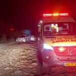 גבר נורה למוות באירוע ירי בכפר עוספיא 24/4/26 (צילום: תיעוד מבצעי מד"א)
